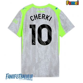 Manchester City Rayan Cherki #10 Tricou Fotbal Replică 2025-26 Femei Treilea